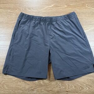 The North Face Athletic Shorts Mens Large Black Drawsting Elastic Waist Gym